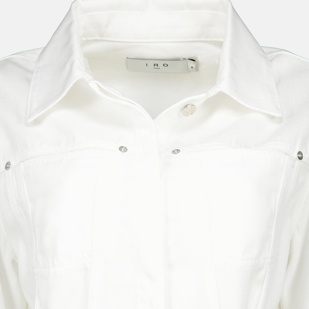 Combinaisons et ensembles Macacão de Jeans Branco Iro Blanc Femme
