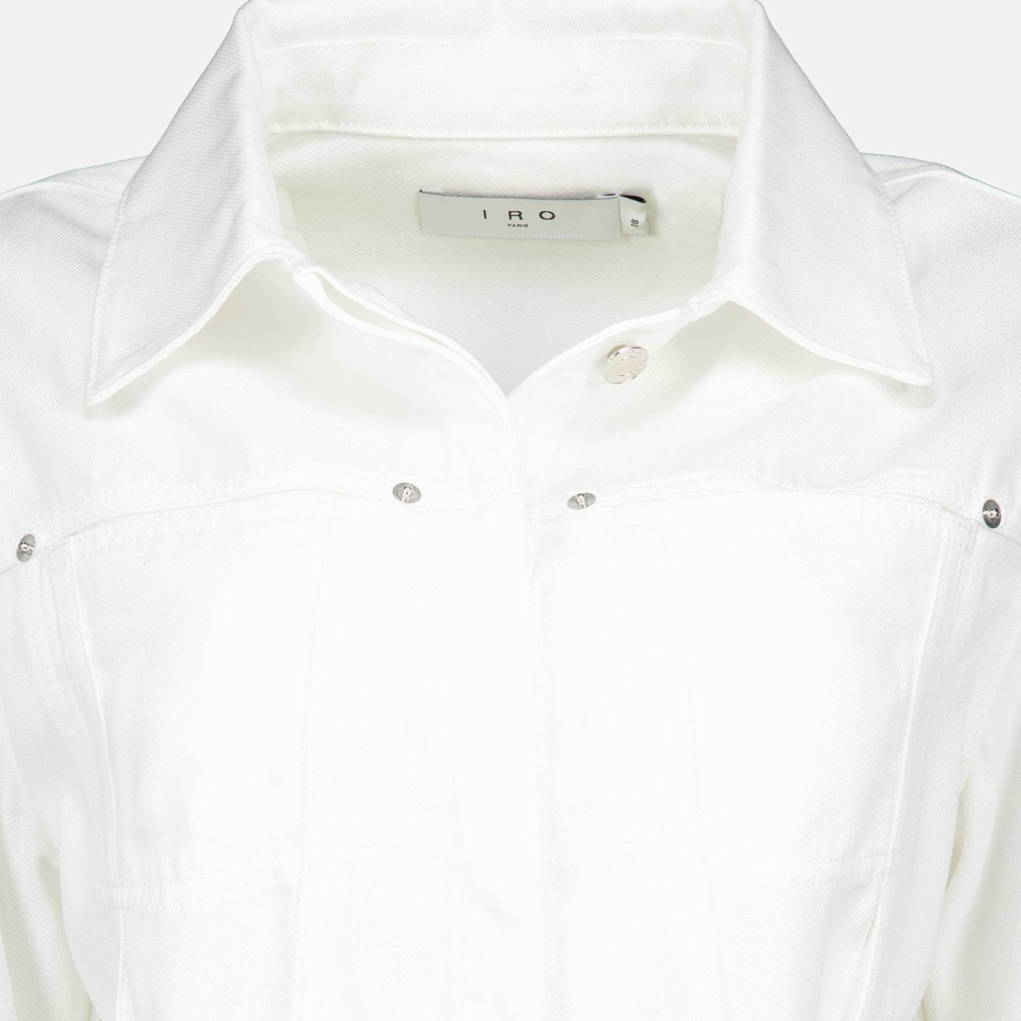 Combinaisons et ensembles Combishort blanche en denim Iro Blanc Femme