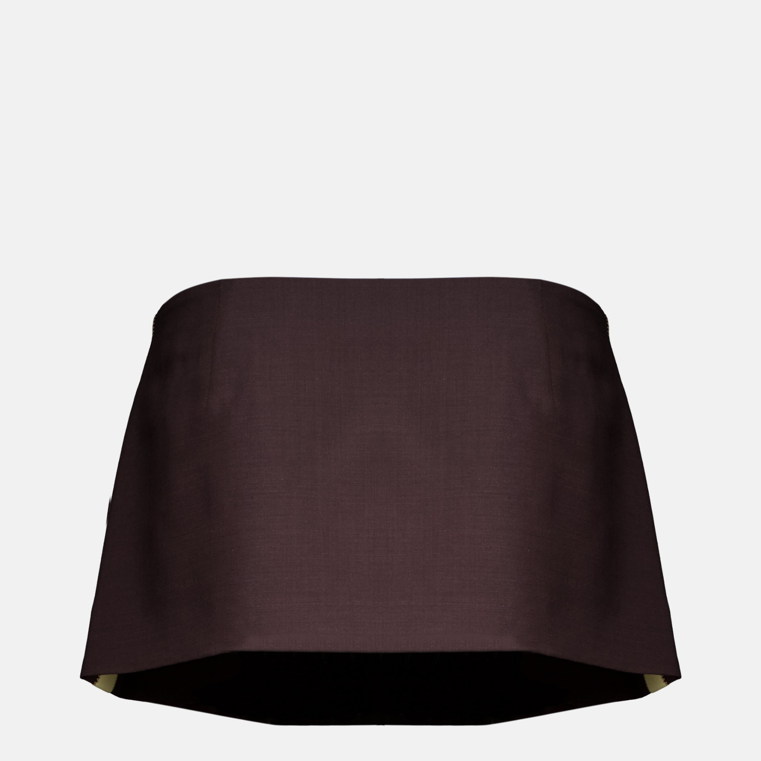 Jupes Mini jupe en mohair kid marron Miu Miu Marron Femme