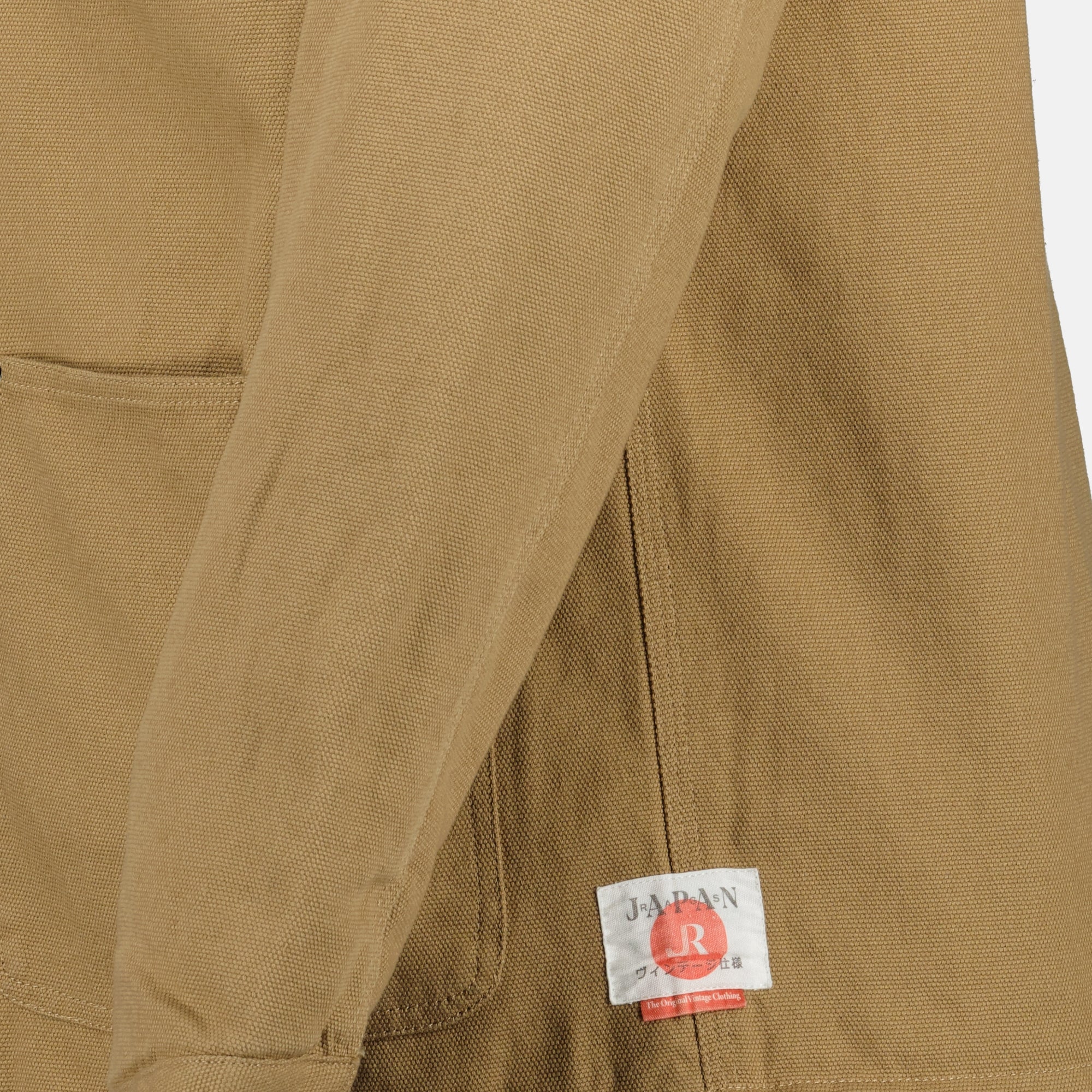 Bild der beigen Kyo-Jacke von Japan Rag für Herren - Herbst-Winter-Saison 2025 - Detaillierte Ansicht_2