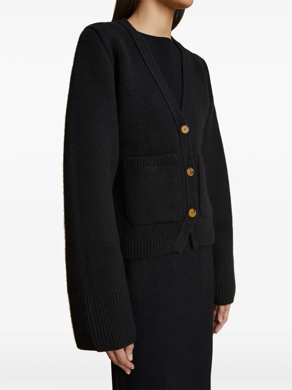 Image de l'article Cardigan Scarlet de la marque Khaite pour Femme - Saison Automne-Hiver 2025 - Vue détaillée_5