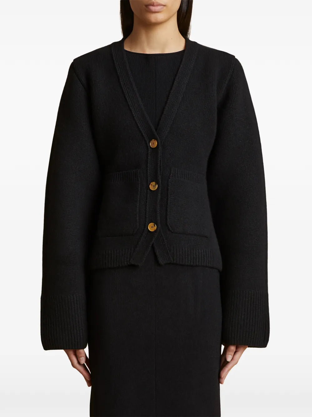 여성을 위한 Khaite 스칼렛 가디건 이미지 - 2025 가을-겨울 - 상세 보기_1