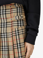 Skirts Checkered Skirt Burberry Beige Women