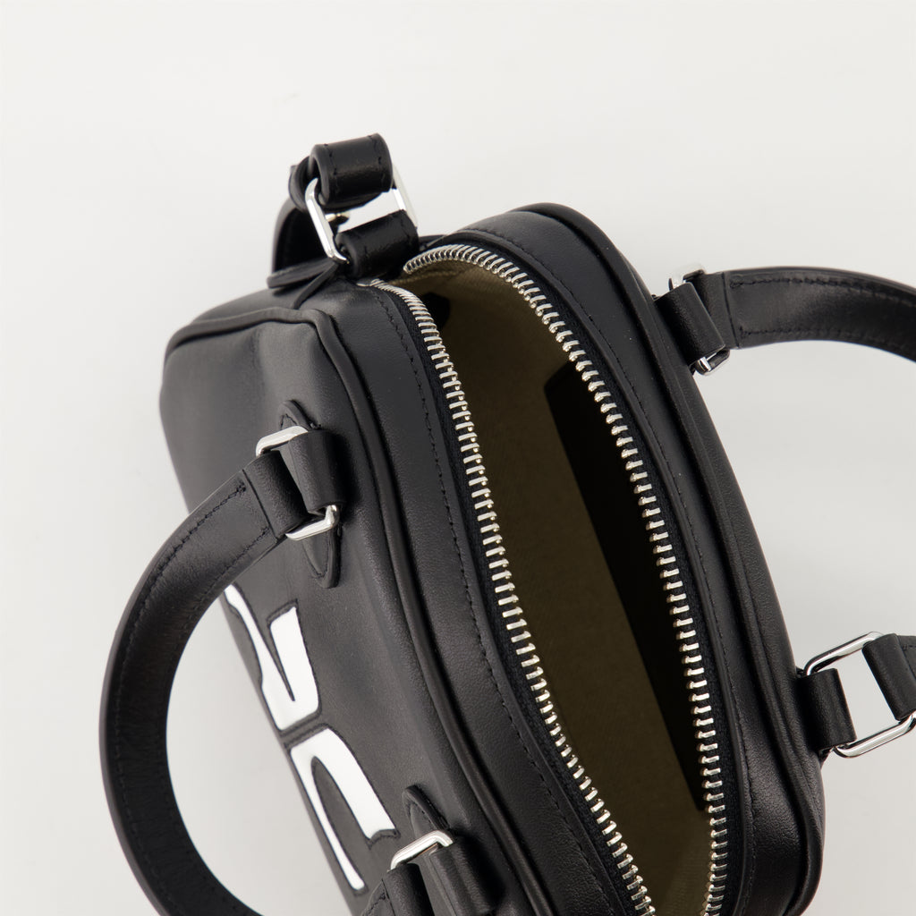 Sacs à main et épaule Mini sac bowling Réédition Courrèges Noir Unisexe