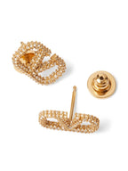 Schmuck Vlogo Kristallohrringe Valentino Garavani Gold Damen