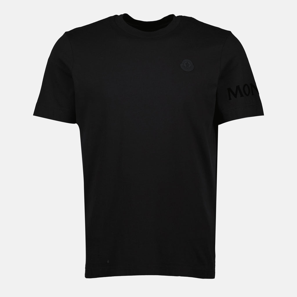 Image of the Moncler logo T-shirt for Men - Fall-Winter Season 2025 - Front View