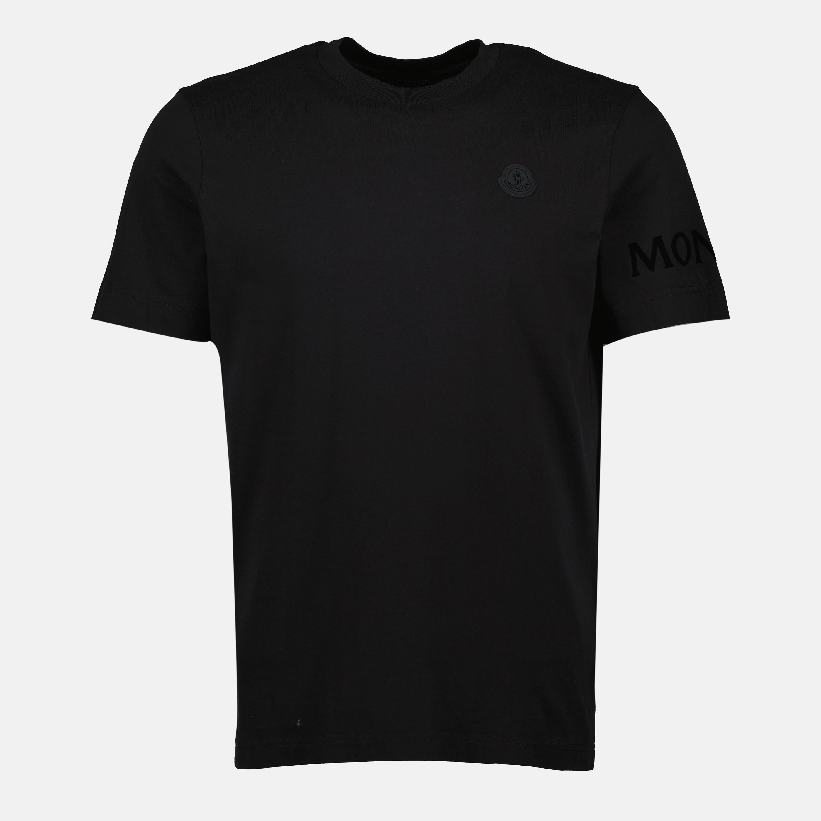 Image of the Moncler logo T-shirt for Men - Fall-Winter Season 2025 - Front View