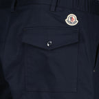 Hosen Gabardine-Hose Moncler Dunkelblau Homme