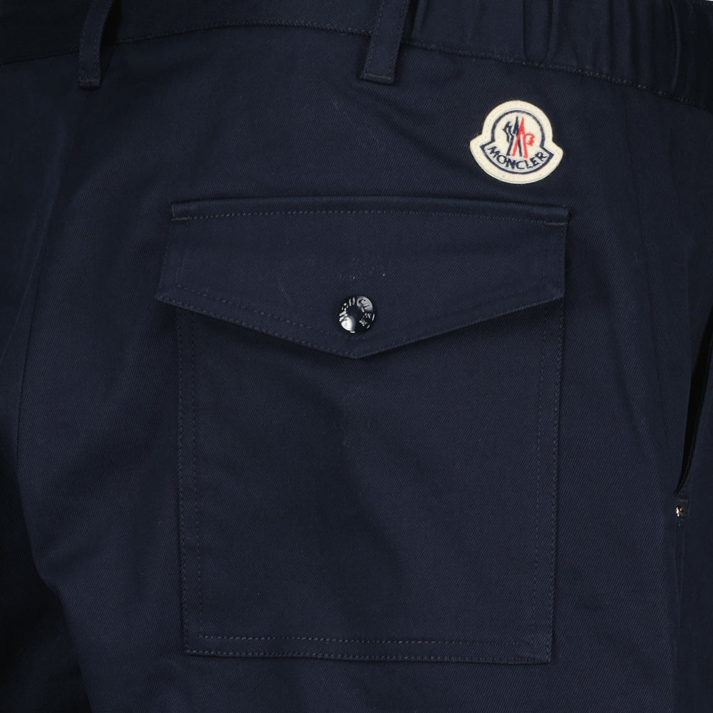 Calças Calças de Gabardina Moncler Azul escuro Homme