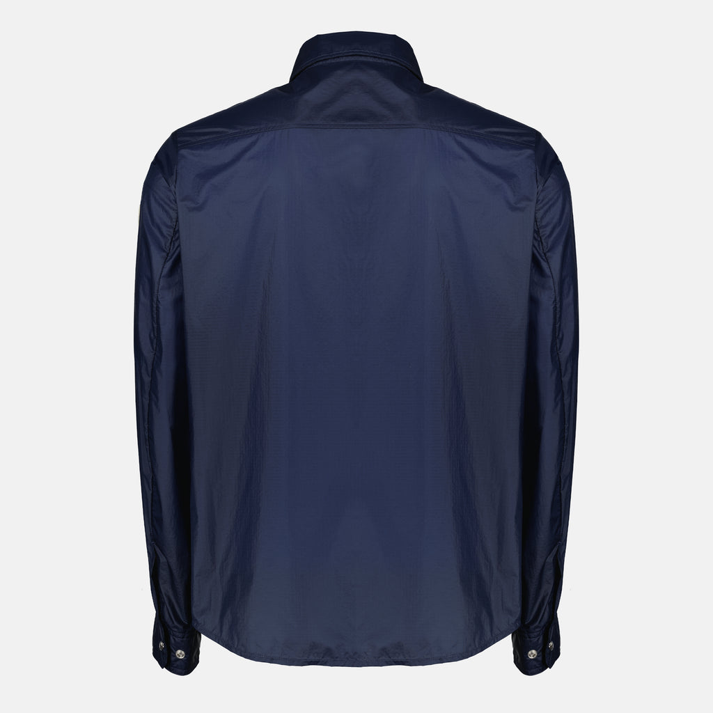 Chemises Camisa de Nylon Azul Marinho Moncler Bleu foncé Homme