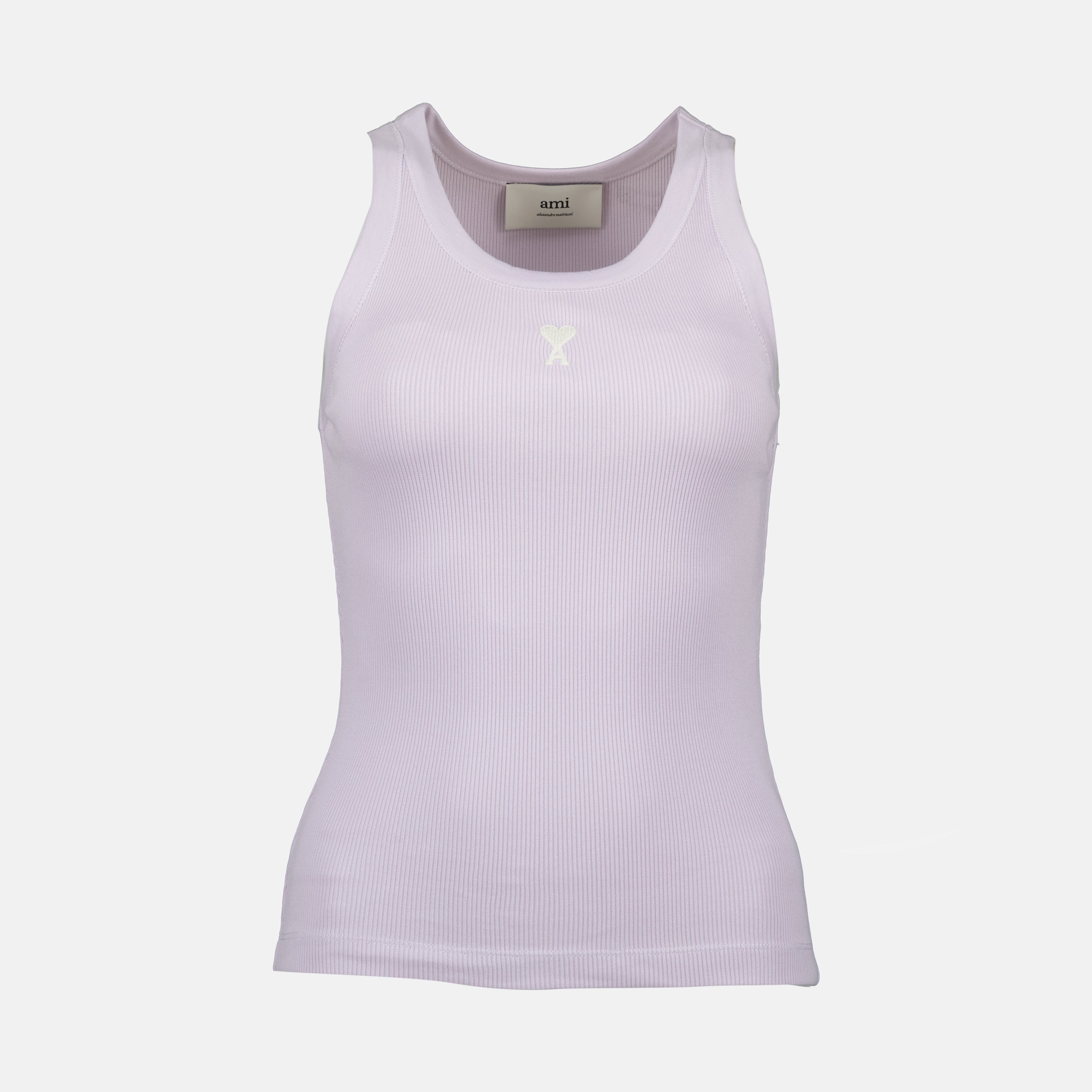 Tops Débardeur côtélé Ami PARIS Violet Femme