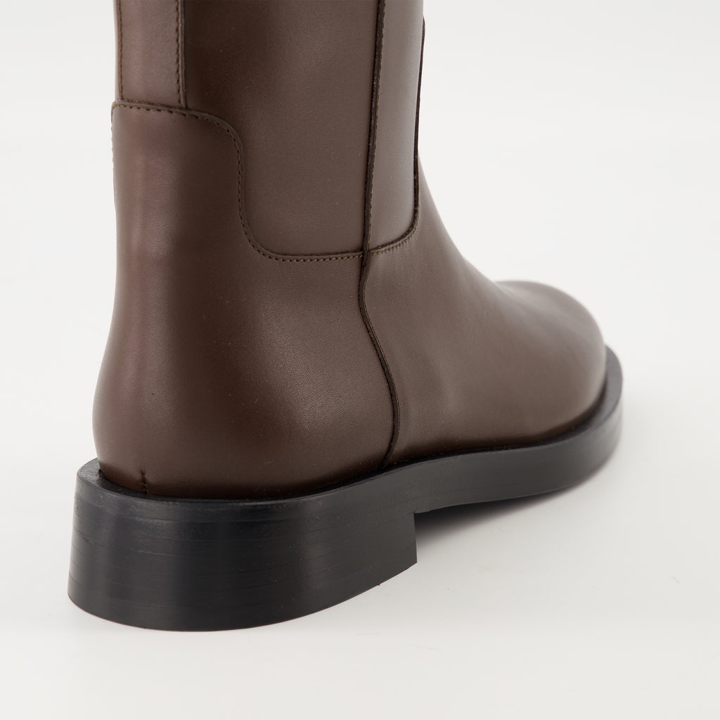 Bild der VLogo-Stiefel von Valentino Garavani für Damen - Herbst-Winter 2025 Saison - Rückansicht