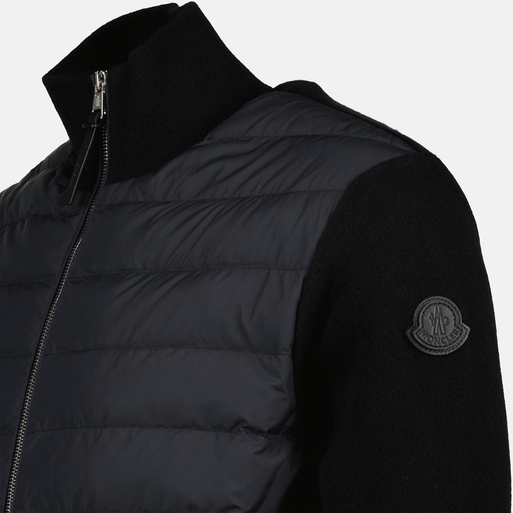 Jackets Two-tone padded jacket Moncler Black Homme