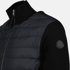 Jackets Two-tone padded jacket Moncler Black Homme