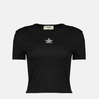 Bild des Fendi Roma schwarzen Crop Tops der Marke Fendi für Damen - Frühjahr-Sommer 2026 - Vorderansicht
