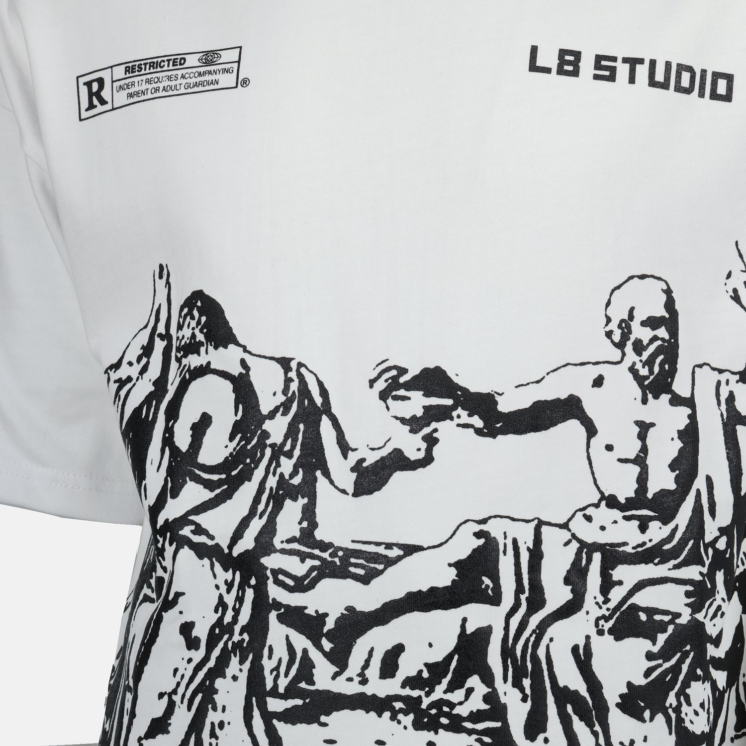 T-shirts T-shirt Socrate L8 Studio Blanc Homme