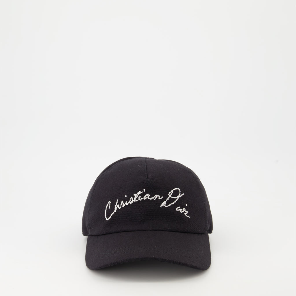 Hats, caps and beanies Casquette Dior Manuscrit Dior Black Homme