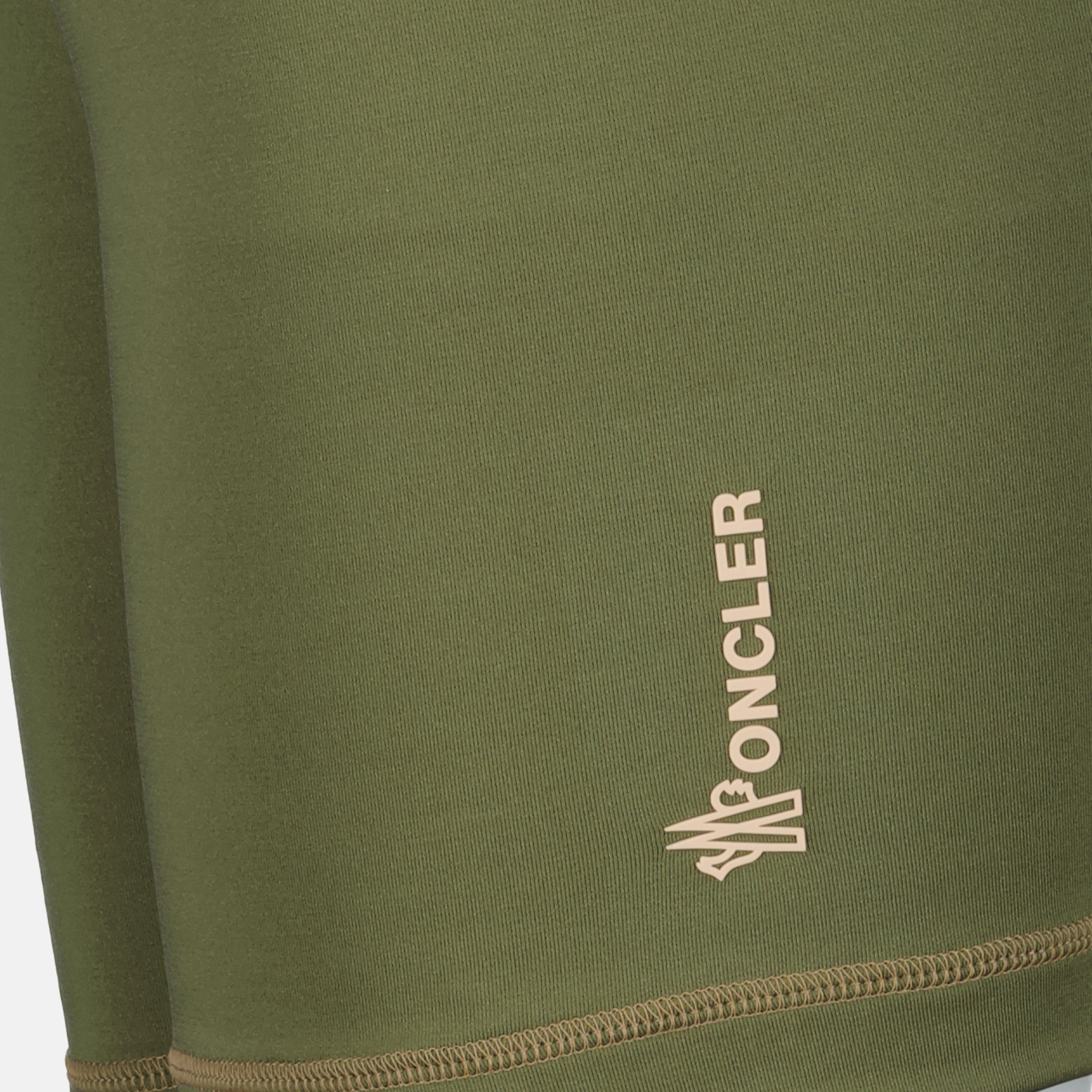 Pantalons Cycliste de sport kaki en Polartec® Moncler Grenoble Kaki Femme