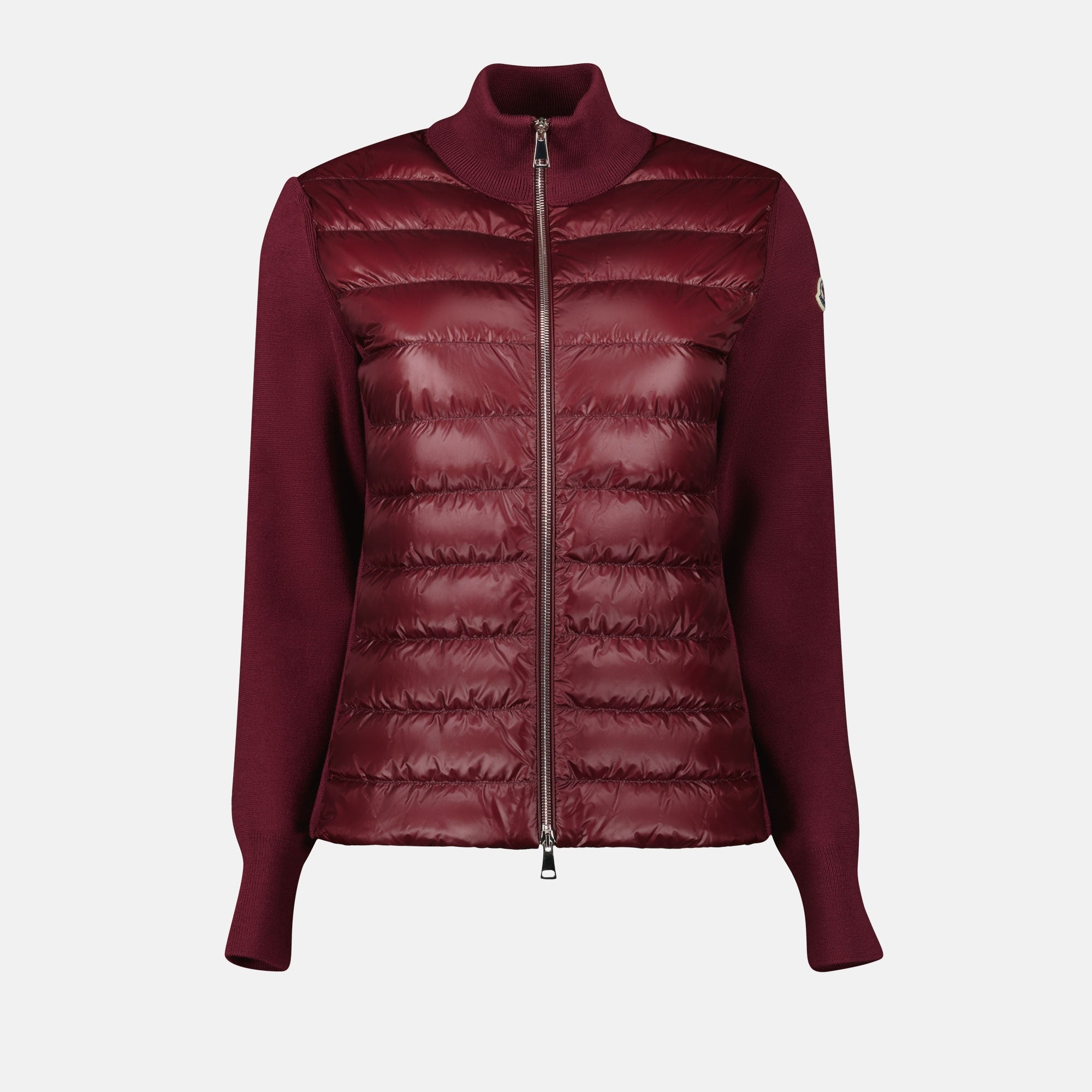 Veste bi-matière matelassé