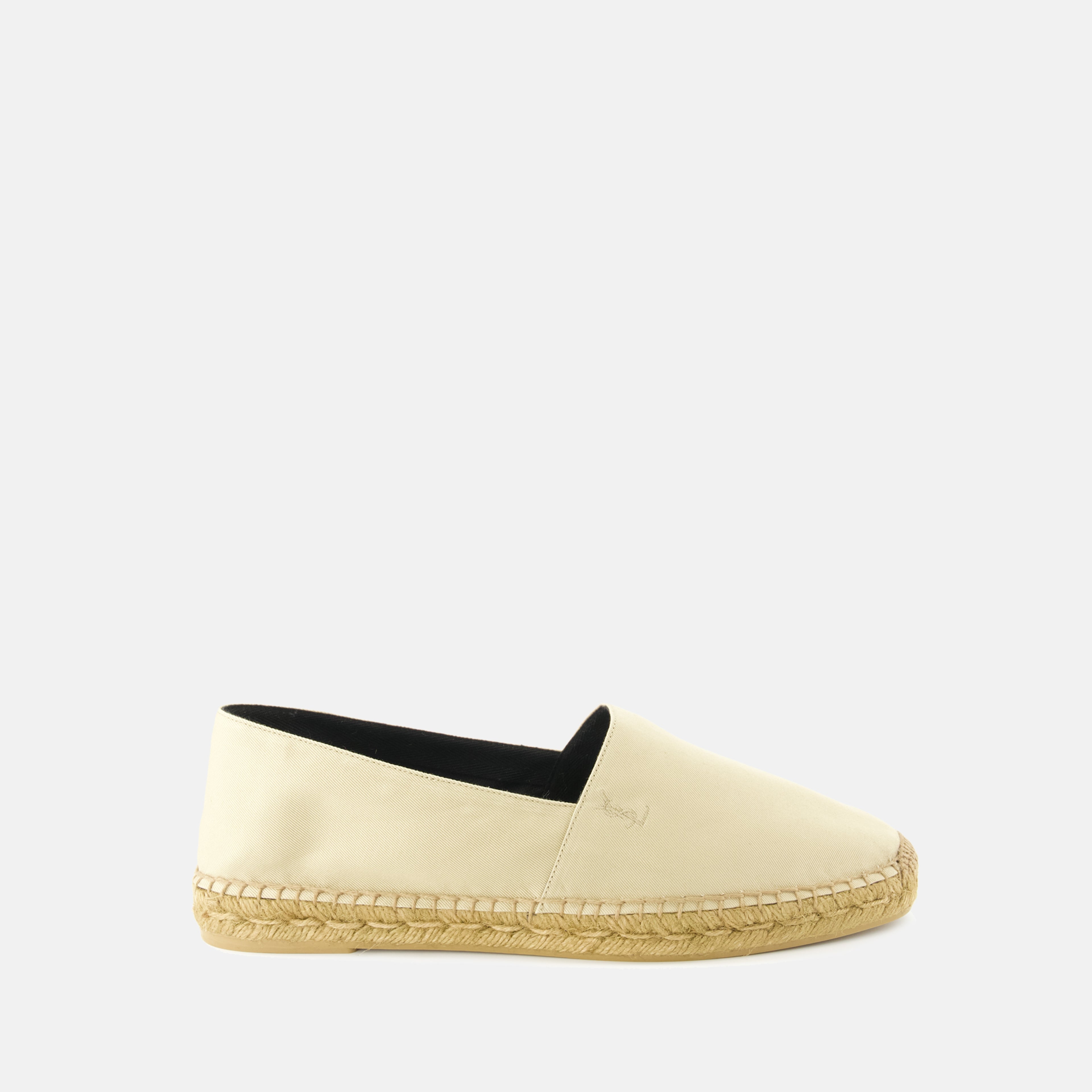 Espadrilles Espadrilles en gabardine Saint Laurent Beige Homme