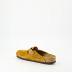 Chaussures ouvertes Mules Boston Braided Birkenstock Marron Femme
