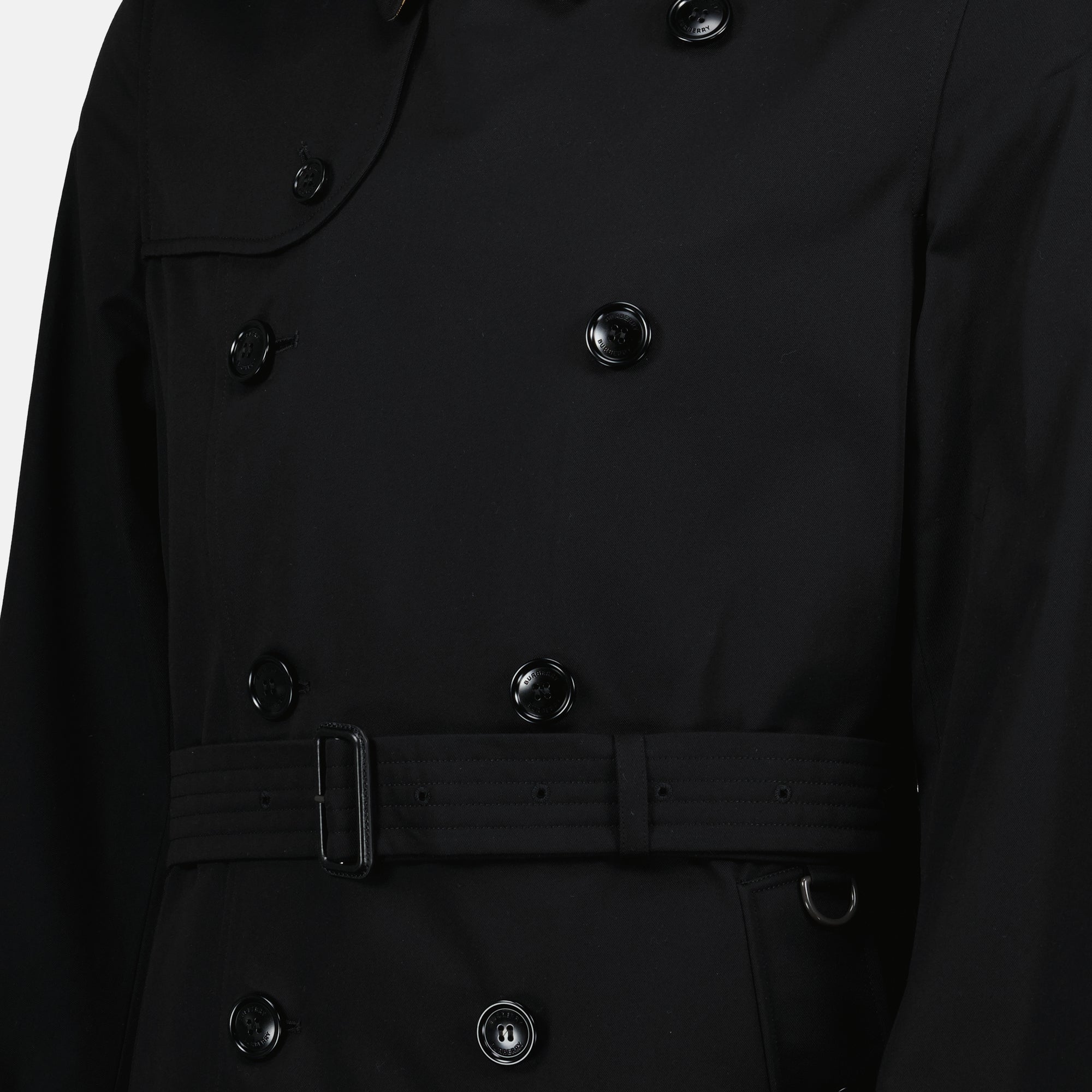 Coats Kensington Trench Burberry Black Homme
