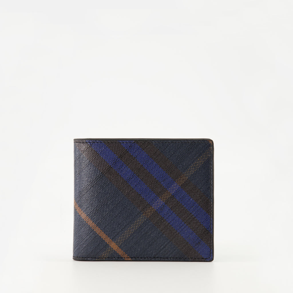 Petite maroquinerie Check Wallets Burberry Bleu foncé Homme