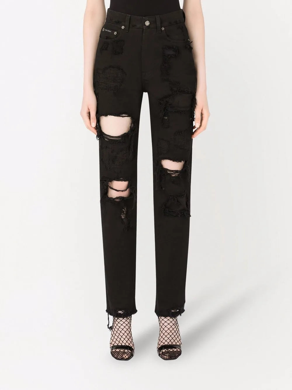 Pants Black Straight Jeans Dolce & Gabbana Black Women
