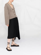 Maglieria Cardigan Scarlatto Khaite Marrone Femme