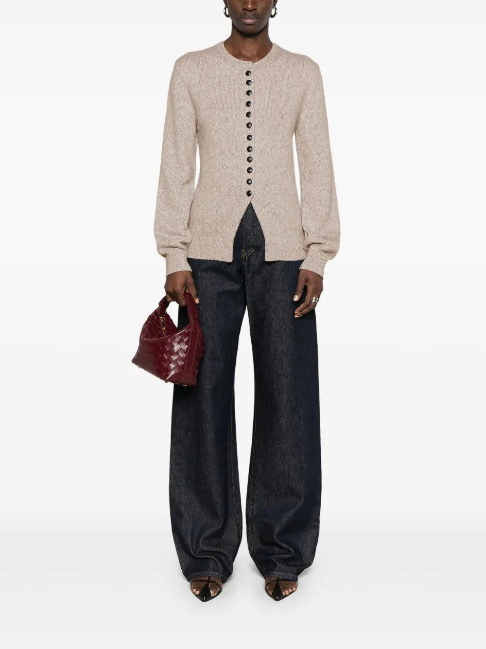 Prendas de punto Cardigan Josette Khaite Beige Femme