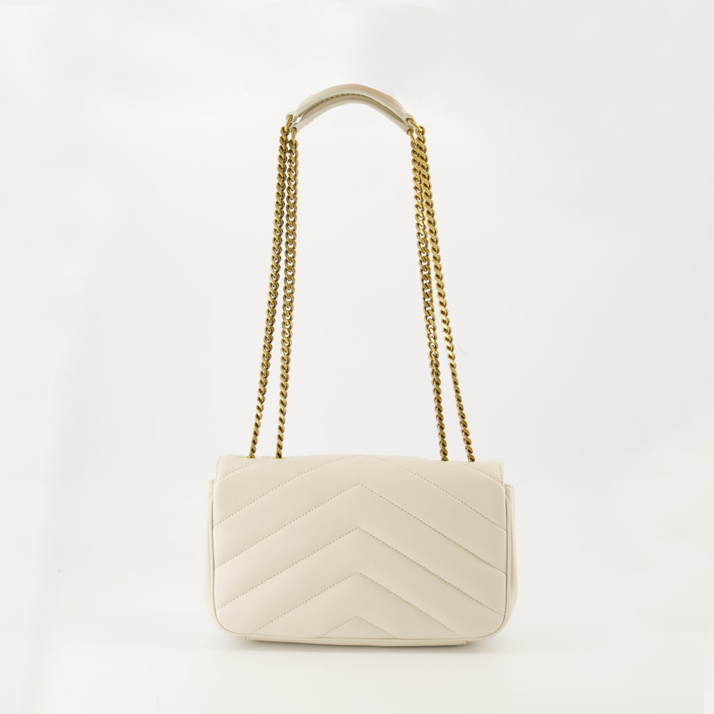 女性用のサンローランのルルスモールバッグの画像 - 2025年秋冬シーズン - 後ろビュー