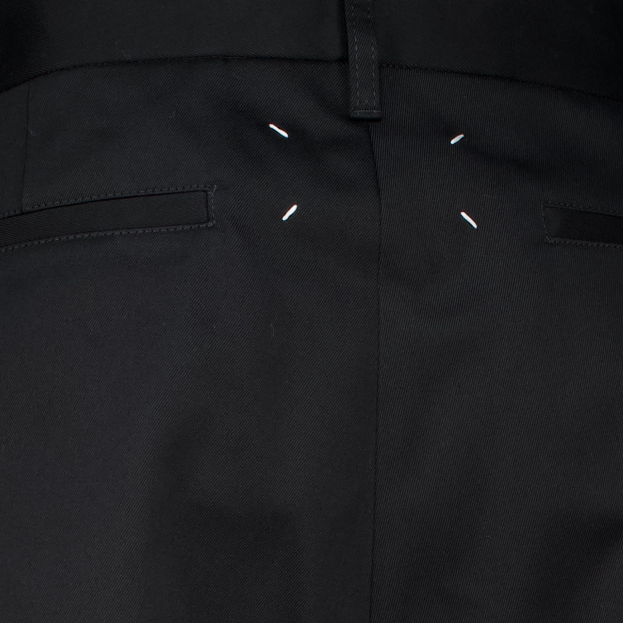 Shorts Black Cotton Wrap Shorts Maison Margiela Noir Femme