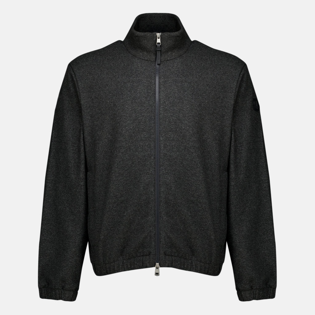 Vestes 회색 지퍼 카디건 Moncler Gris Homme