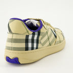 スニーカー チェック柄テラススニーカー Burberry ベージュ Femme