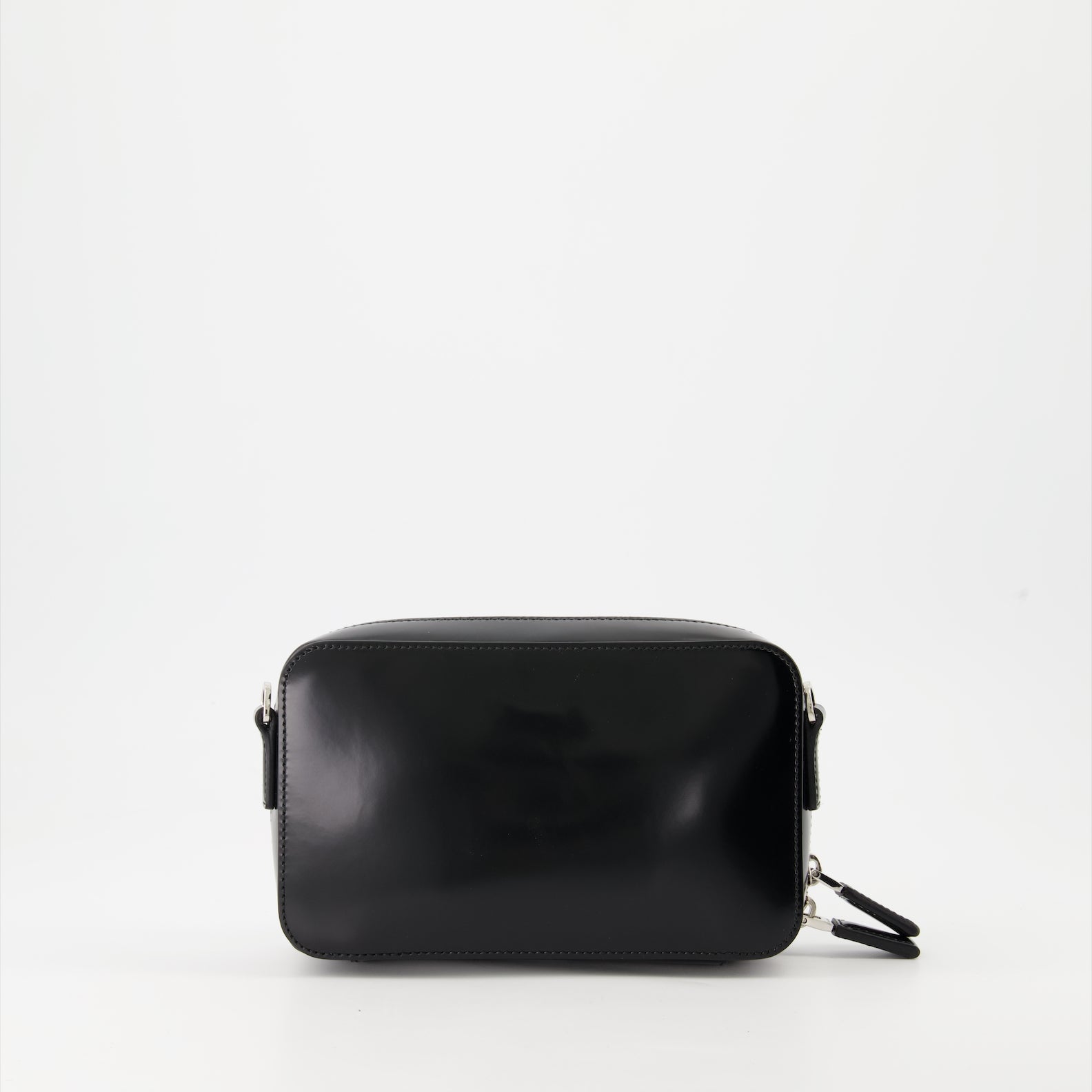 Pochettes Sac Brique en cuir brossé Prada Noir Homme