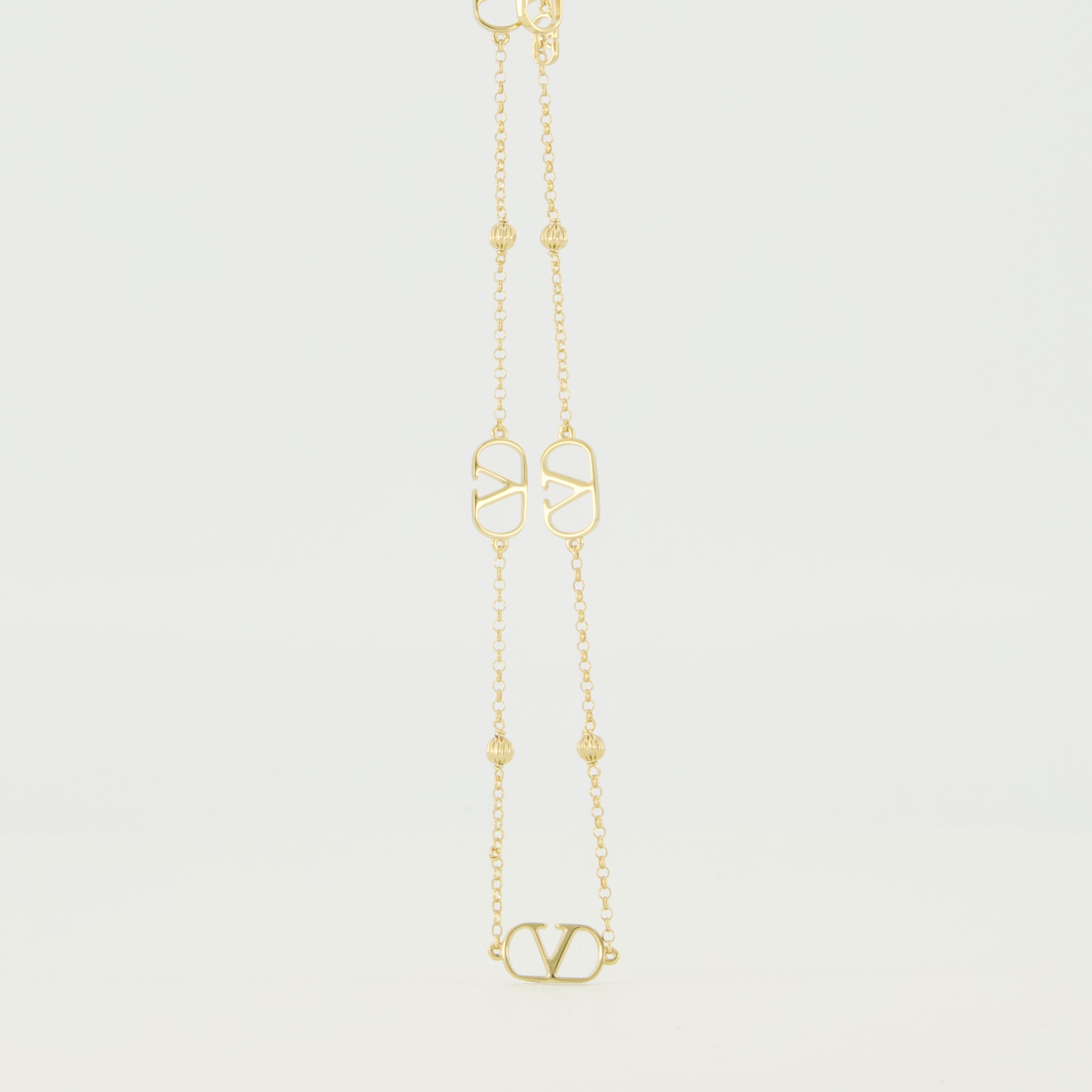 Immagine del collier Vlogo dorato del marchio Valentino Garavani per donna - Stagione Primavera-Estate 2026 - Vista Posteriore