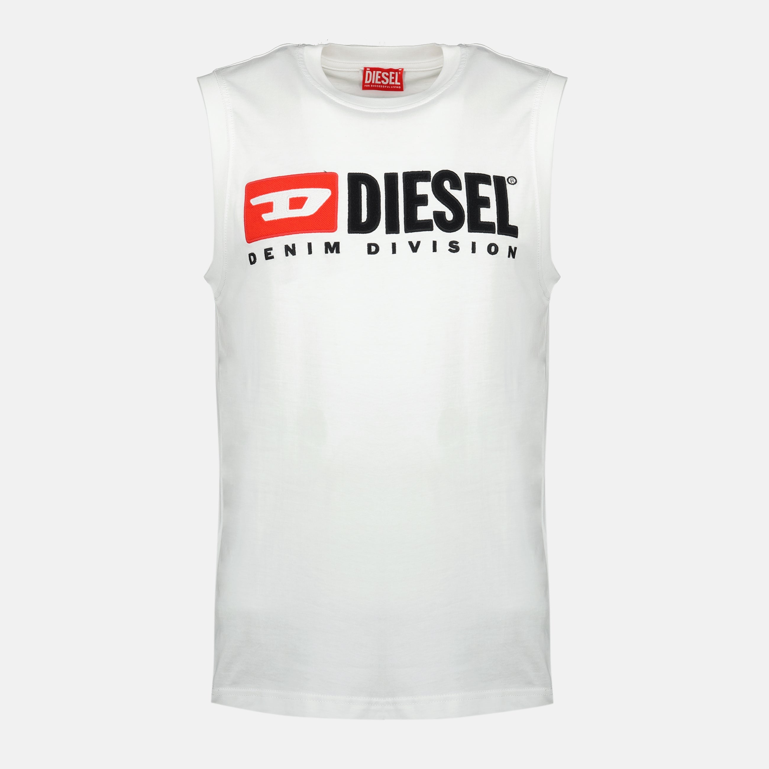Image de l'article Débardeur T-Isco-Div blanc de la marque Diesel pour Homme - Saison Printemps-Été 2026 - Vue de Face