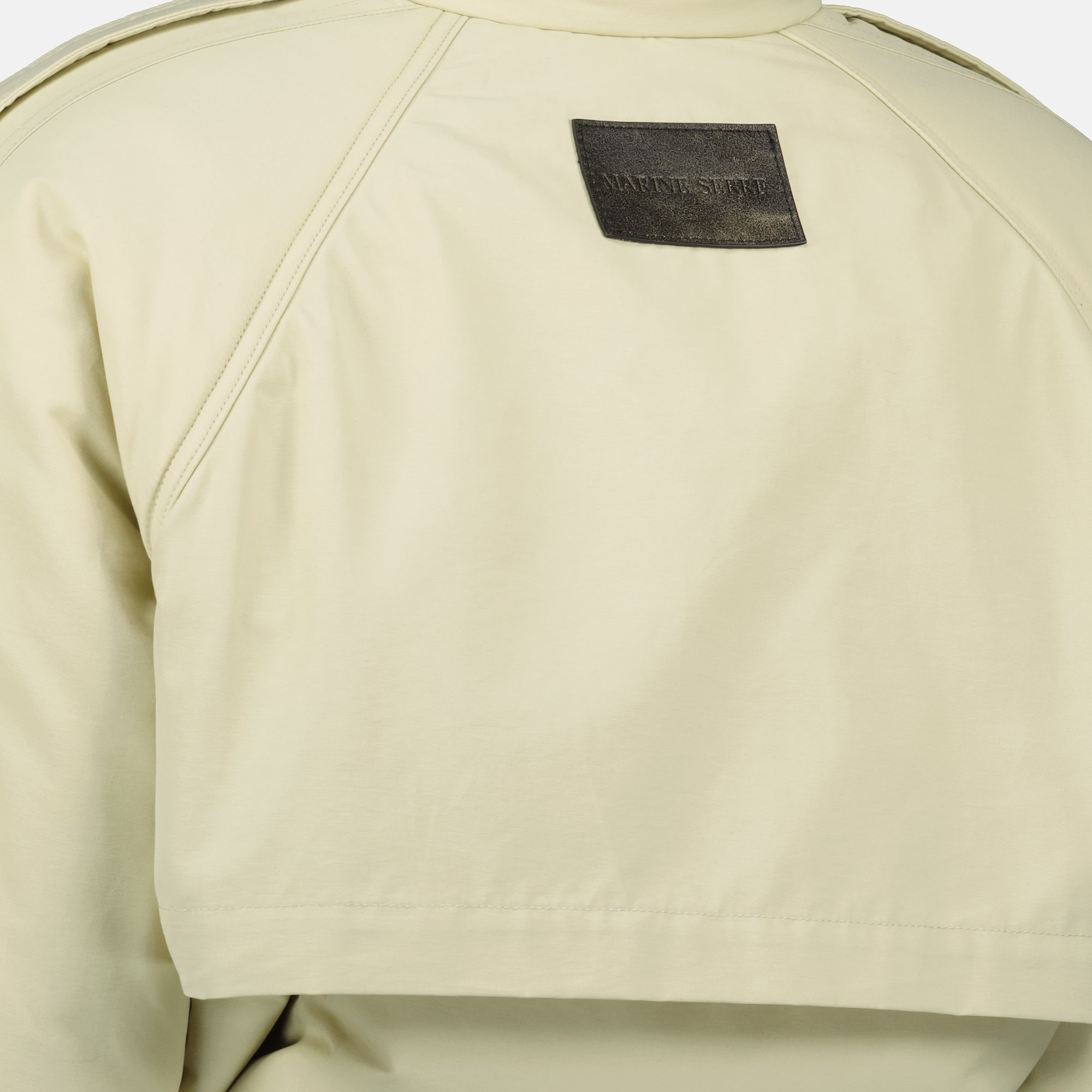 Image de l'article Blouson bomber en gabardine de la marque Marine Serre pour Unisex - Saison Automne-Hiver 2025 - Vue détaillée_6