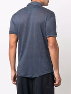 폴로 셔츠 Polo Sebastian en lin Orlebar Brown 진한 파란색 Homme