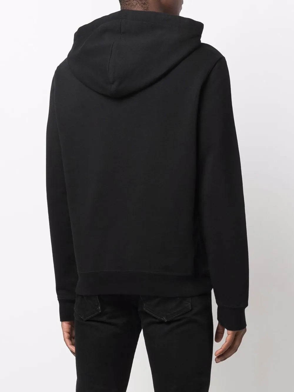 Sweatshirts Sweat à capuche à logo Saint Laurent Noir Homme