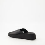 오픈 슈즈 알미나 샌들 Birkenstock 검은색 Femme