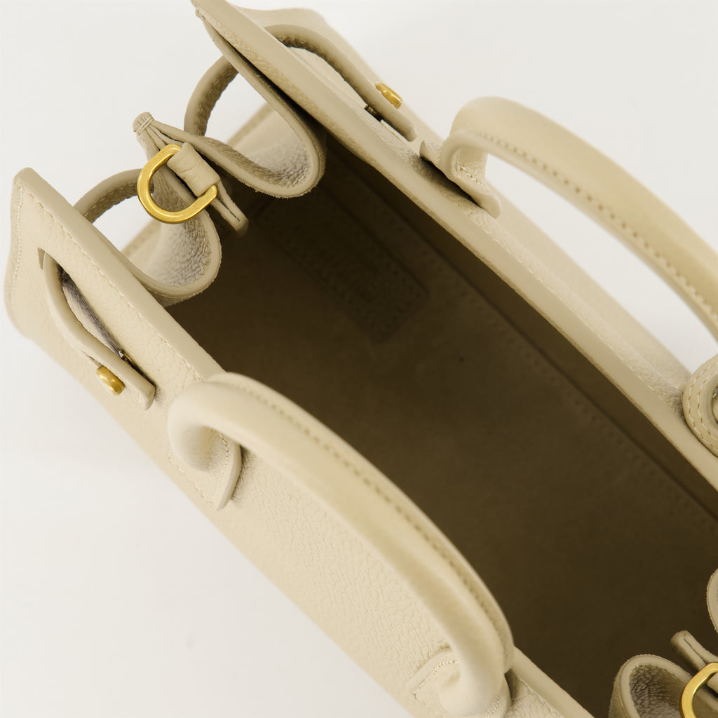 Handbags and shoulder bags Nano Day Bag Saint Laurent Beige Femme