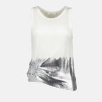 Tops Piercing Tank Top Rabanne White Femme