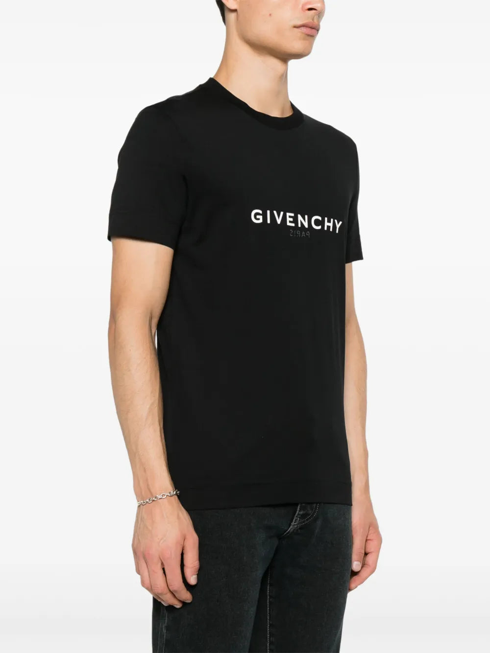 T-shirts T-shirt à logo inversé Givenchy Noir Homme