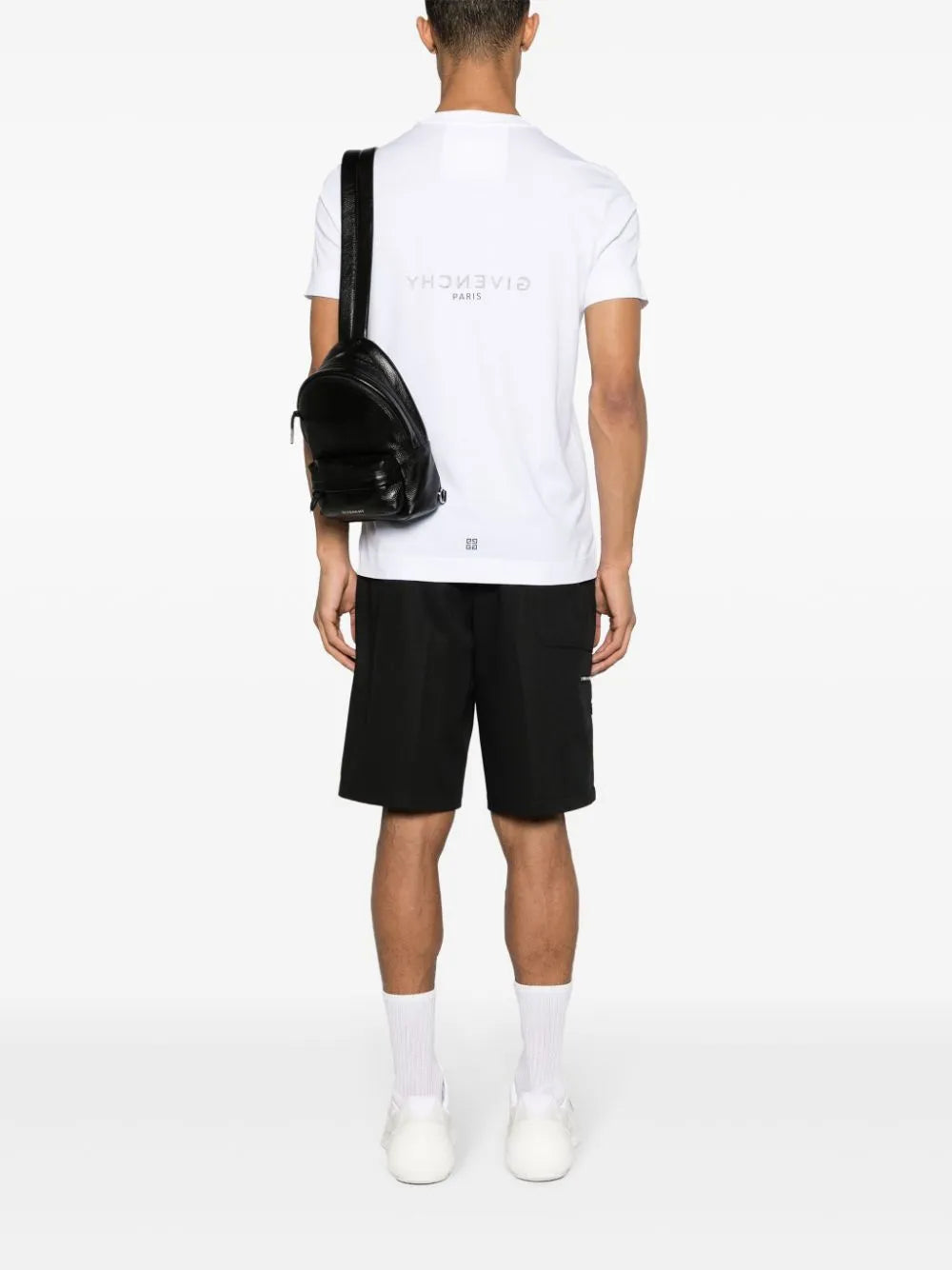 T-shirts T-shirt à logo inversé Givenchy Blanc Homme