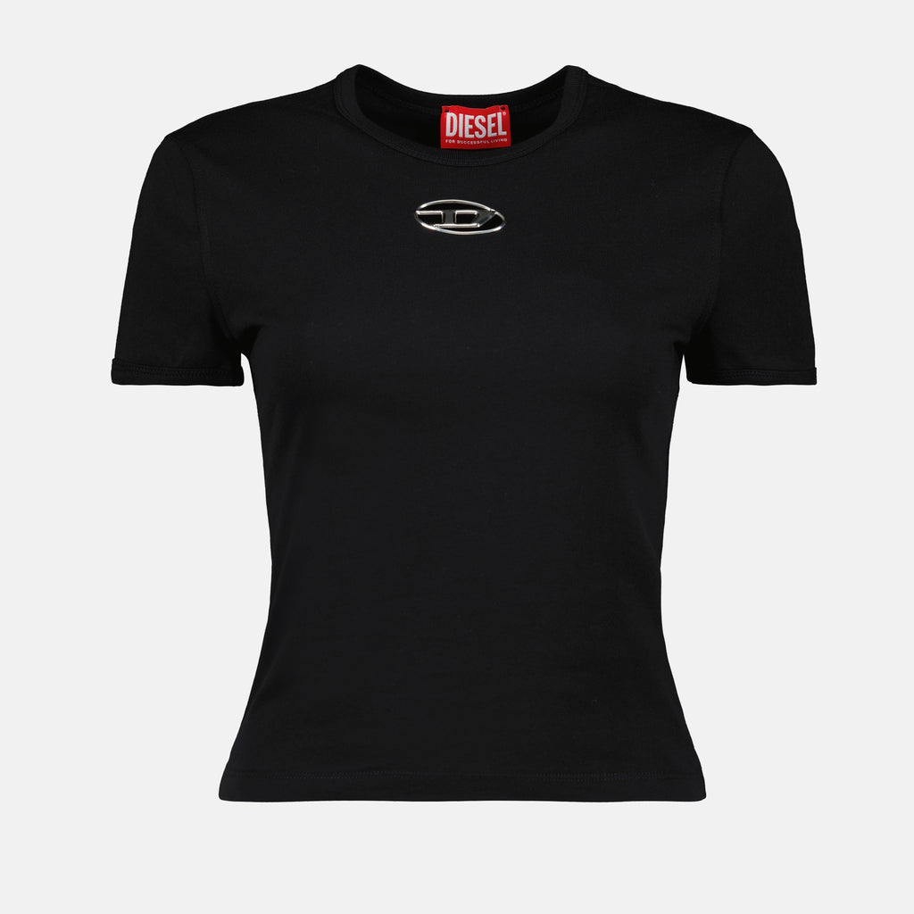 T-shirts T-shirt noir D-Uncuntie Diesel Noir Femme