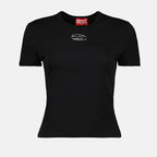 T-shirts T-shirt noir D-Uncuntie Diesel Noir Femme