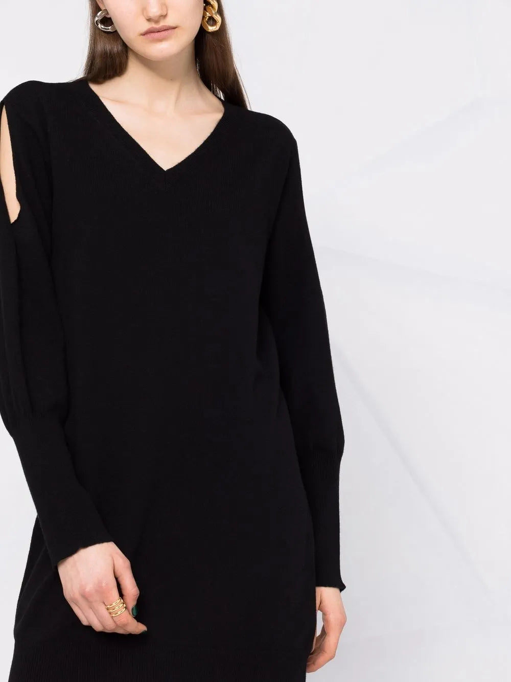 Dresses Sweater Dress Stella McCartney Black Women
