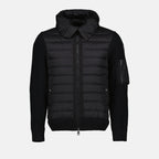 Vestes Veste bi-matière Moncler Noir Homme