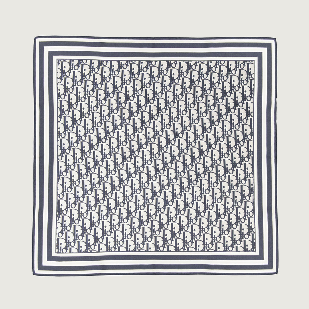 スカーフ・手袋 Carré de soie Oblique Dior 青 Homme